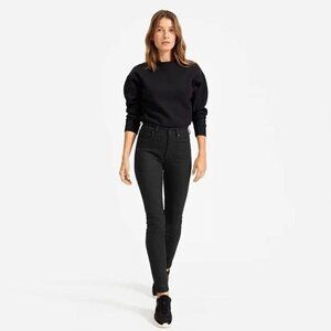 NWT Everlane The High Rise Skinny Jean in Black - Size 28